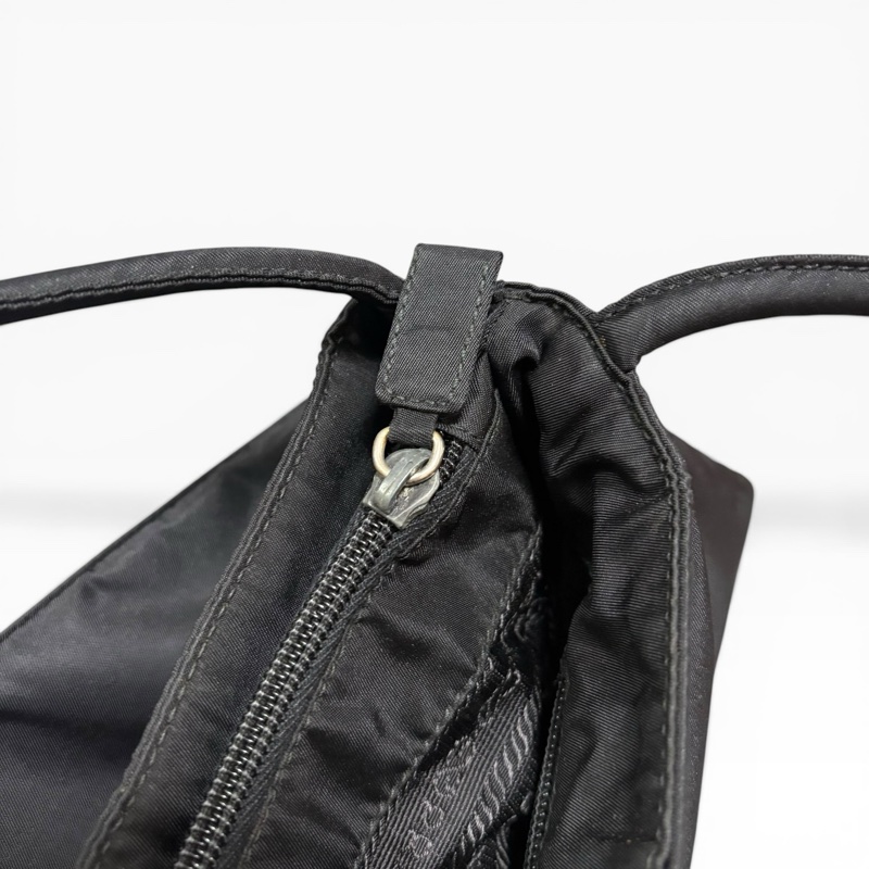 Prada 經典黑色尼龍托特包 Nylon tote bag 單肩包 手提包 23cm-16