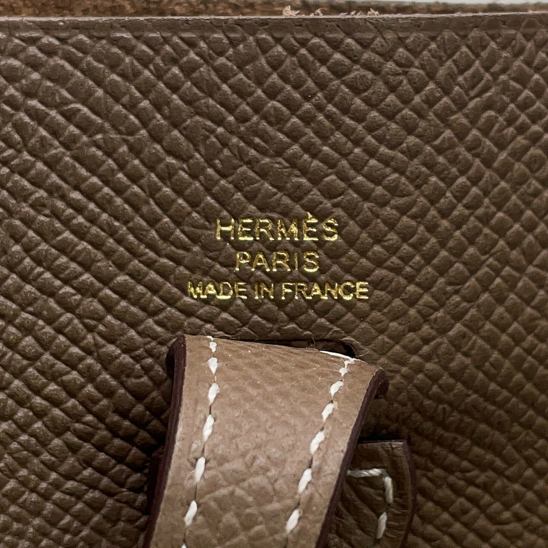 愛馬仕 Evelyne TPM Sellier Etoupe Epsom K 印章女士手提包-10