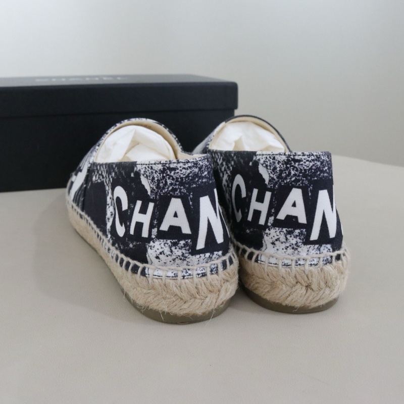 CHANEL香奈兒漁夫鞋，38碼 🈚附件 僅穿一次-2