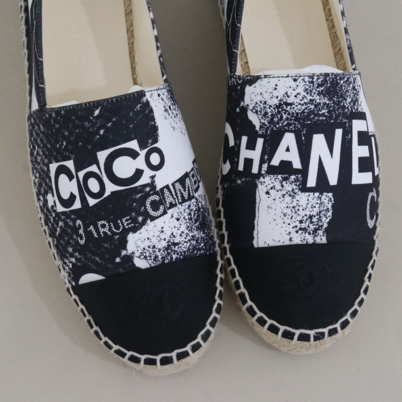 CHANEL香奈兒漁夫鞋，38碼 🈚附件 僅穿一次-4