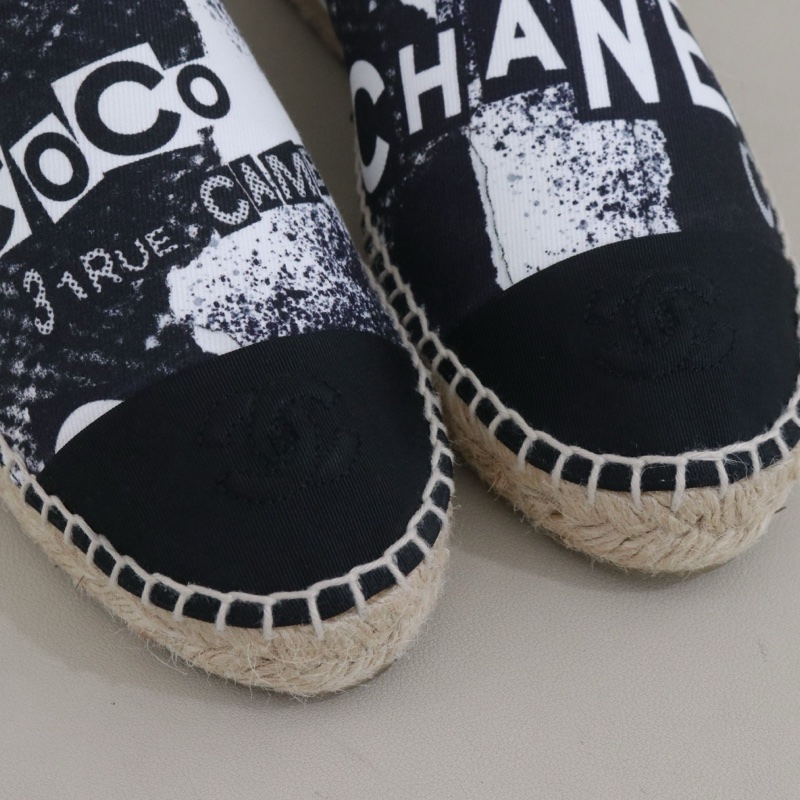 CHANEL香奈兒漁夫鞋，38碼 🈚附件 僅穿一次-6