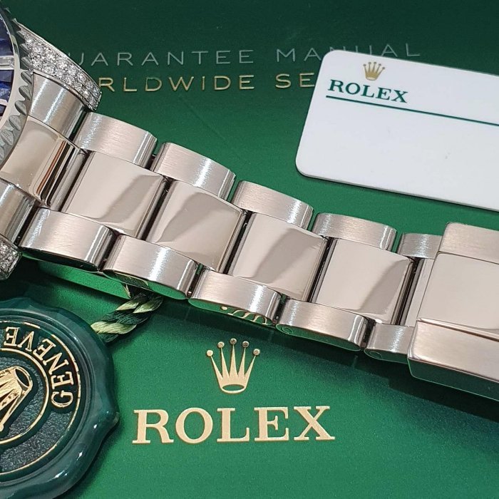 【大眾名錶】ROLEX勞力士 116610LN改116659SABR 2018/01卡 渣男 精鑲藍寶石圈/鑽腳 耀眼奪目 B1143-7