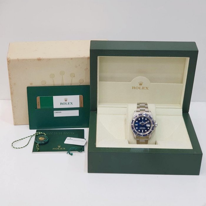 【大眾名錶】ROLEX勞力士 116610LN改116659SABR 2018/01卡 渣男 精鑲藍寶石圈/鑽腳 耀眼奪目 B1143-9