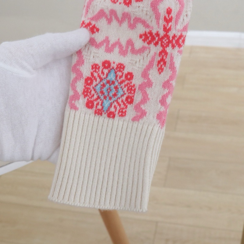 CHANEL香奈兒花朵針織開衫100%羊絨，34碼 配件無-4