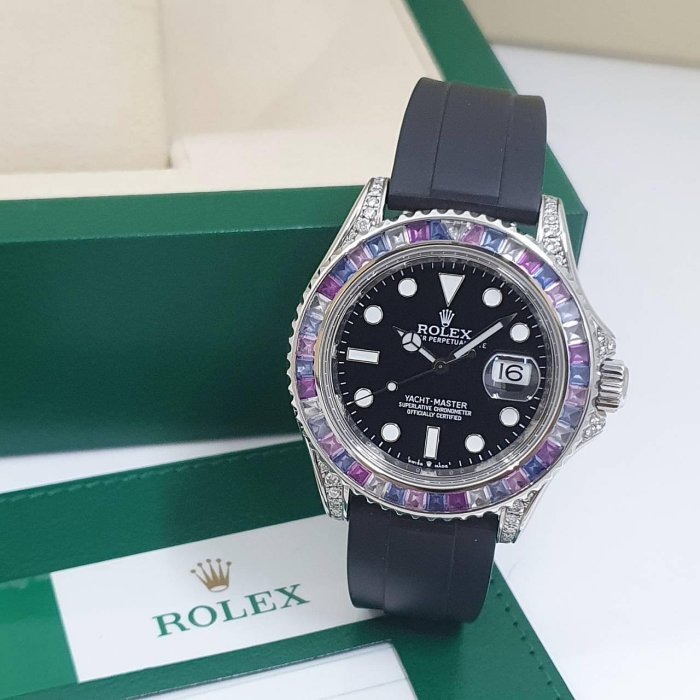 【大眾名錶】ROLEX 勞力士116622 改126679SABR 冰川彩寶 2017/06 後加寶石 B857-1
