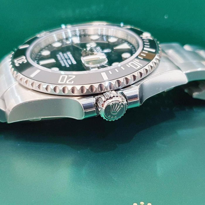 【大眾名錶】ROLEX 勞力士126610LN Submariner 2021/12綠卡 熱門新款 黑水鬼 陶瓷圈 部分原廠膠膜 B1071-7