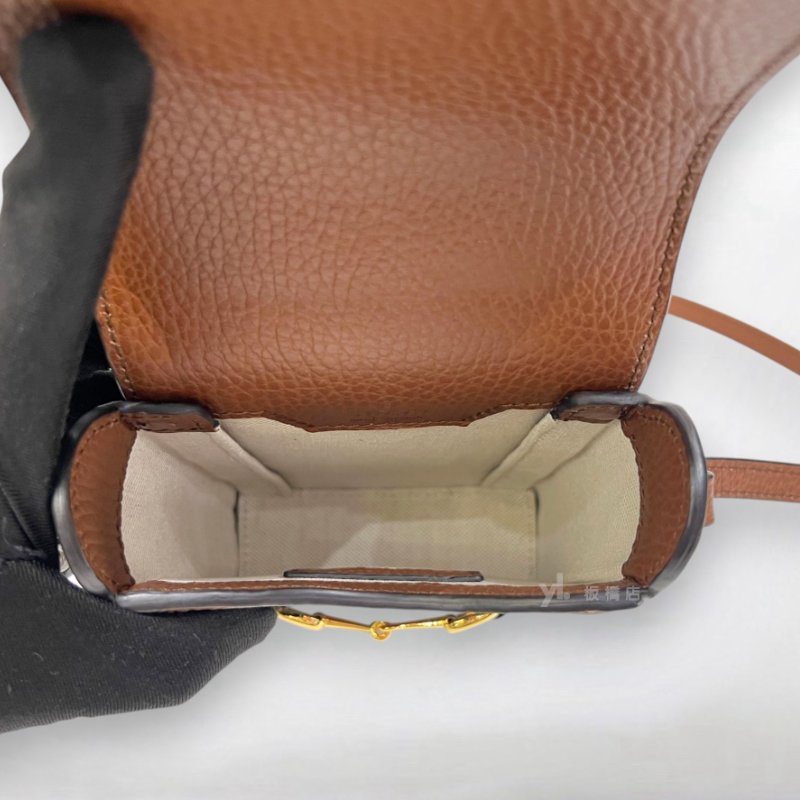 S5376-Gucci 1955棕牛皮藍牛仔手機包625615-5