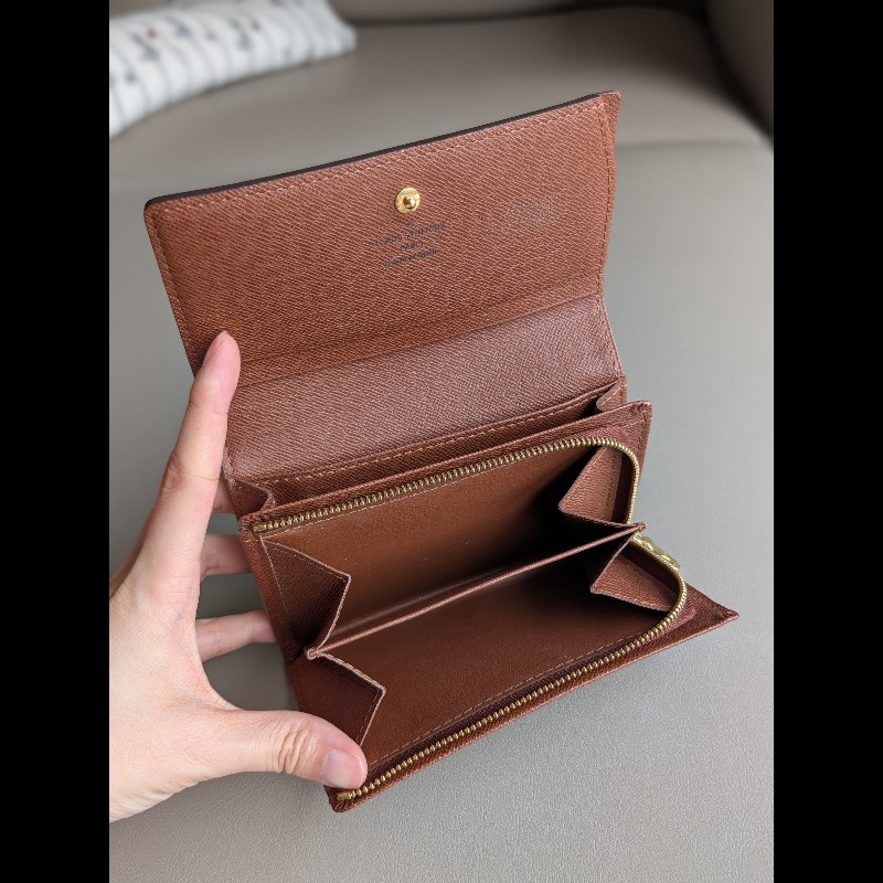 98新👜 Louis Vuitton 經典老花中夾-9