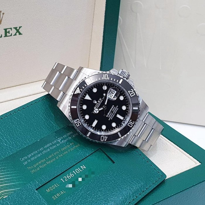 【大眾名錶】ROLEX 勞力士 126610LN Submariner 2021/04全配件 熱門款 大眾名錶G171-2