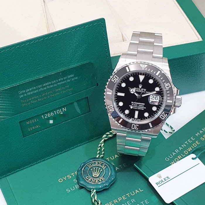 【大眾名錶】ROLEX 勞力士 126610LN Submariner 2021/04全配件 熱門款 大眾名錶G171-3