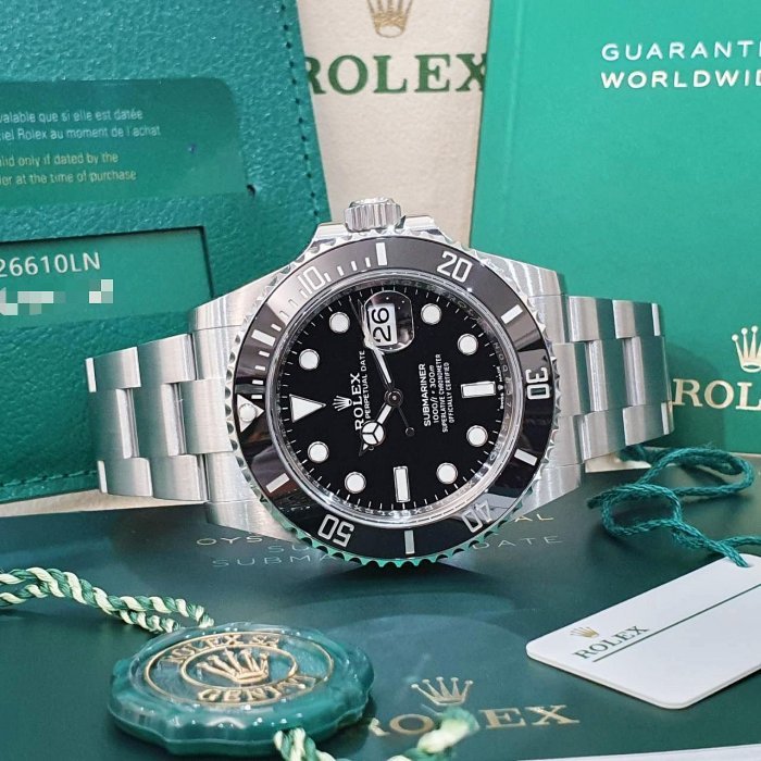 【大眾名錶】ROLEX 勞力士 126610LN Submariner 2021/04全配件 熱門款 大眾名錶G171-4