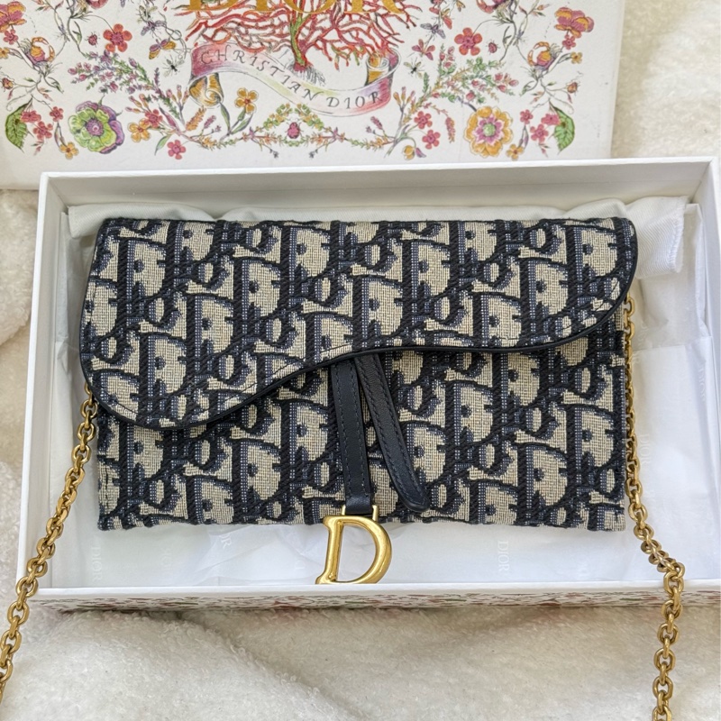 （2025momo購證🈵全配）Dior saddle woc 小號 購入近六萬-5