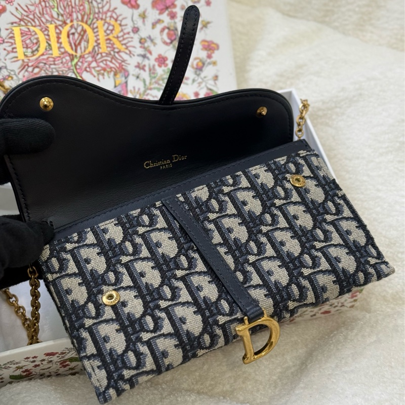 （2025momo購證🈵全配）Dior saddle woc 小號 購入近六萬-6
