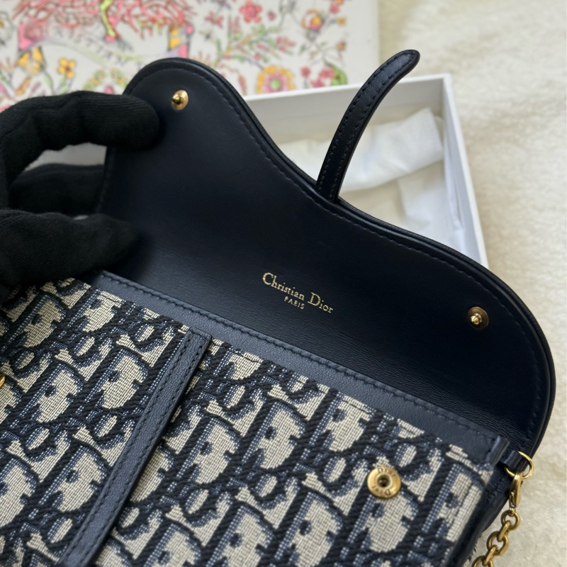 （2025momo購證🈵全配）Dior saddle woc 小號 購入近六萬-7
