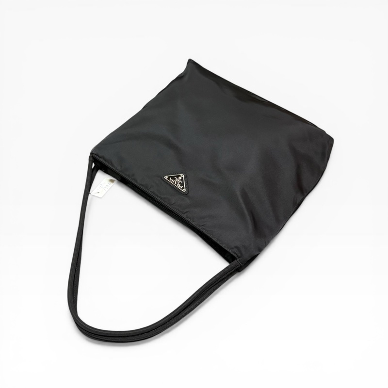 Prada 經典黑色尼龍托特包 Nylon tote bag 單肩包 手提包 28cm-1