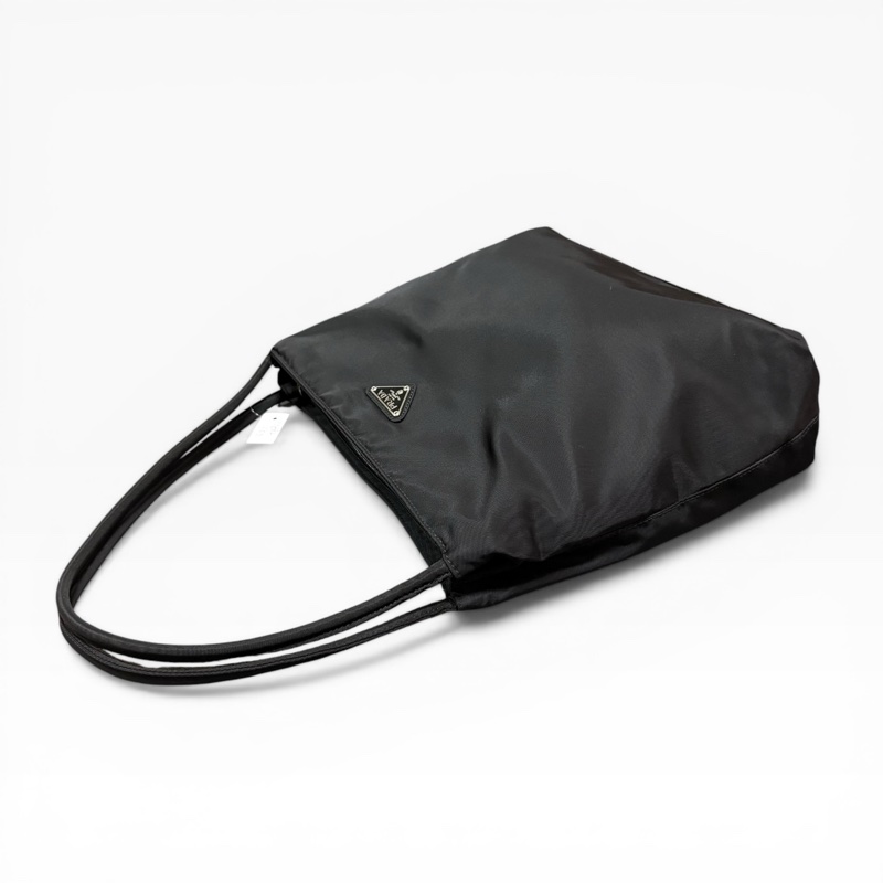 Prada 經典黑色尼龍托特包 Nylon tote bag 單肩包 手提包 28cm-5