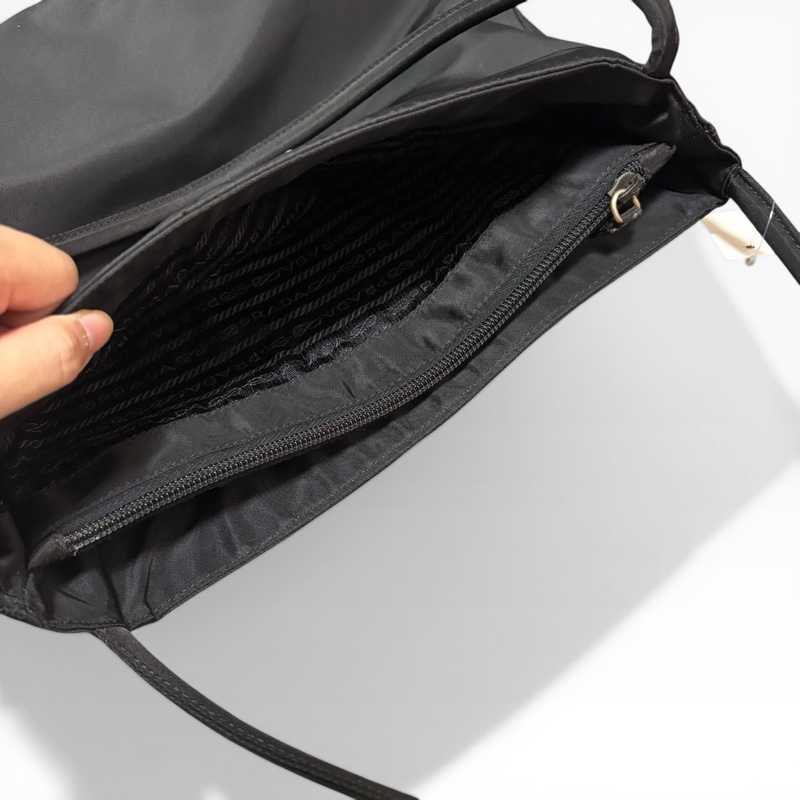 Prada 經典黑色尼龍托特包 Nylon tote bag 單肩包 手提包 28cm-13