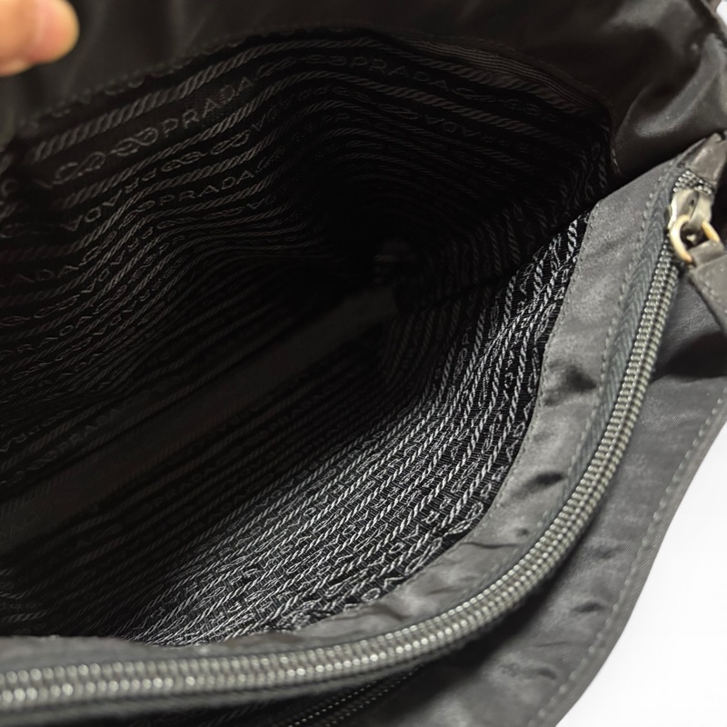 Prada 經典黑色尼龍托特包 Nylon tote bag 單肩包 手提包 28cm-16