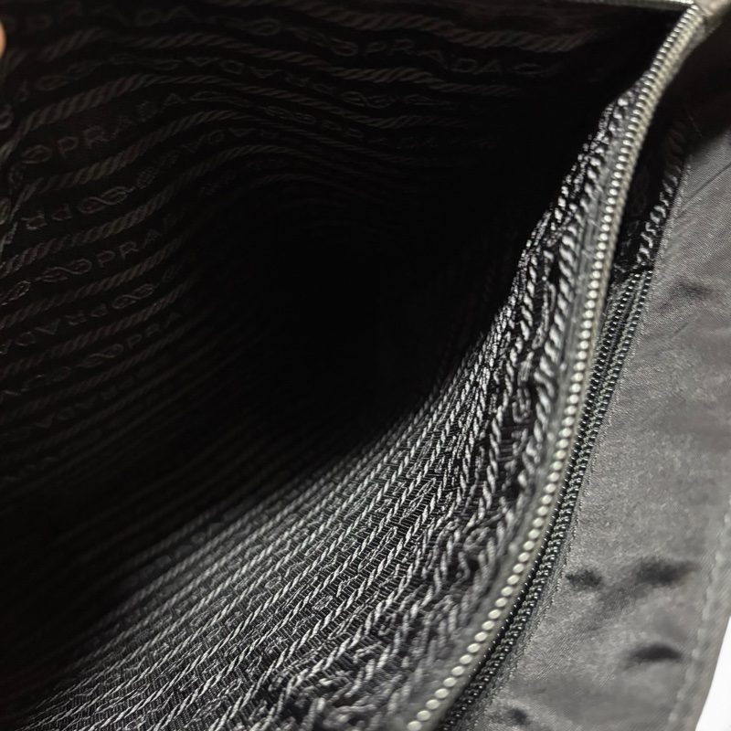 Prada 經典黑色尼龍托特包 Nylon tote bag 單肩包 手提包 28cm-17