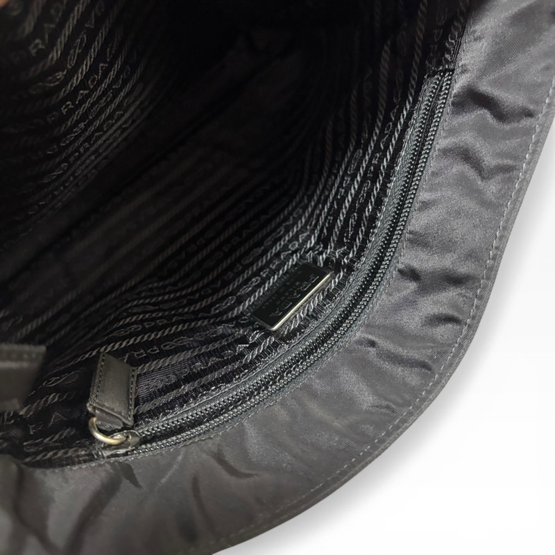 Prada 經典黑色尼龍托特包 Nylon tote bag 單肩包 手提包 28cm-18