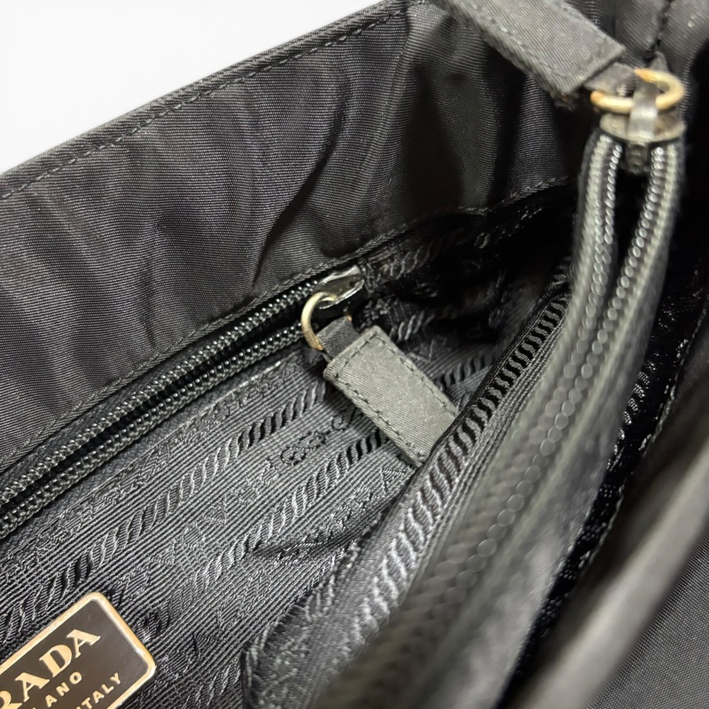 Prada 經典黑色尼龍托特包 Nylon tote bag 單肩包 手提包 28cm-21