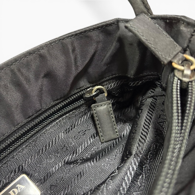 Prada 經典黑色尼龍托特包 Nylon tote bag 單肩包 手提包 28cm-22