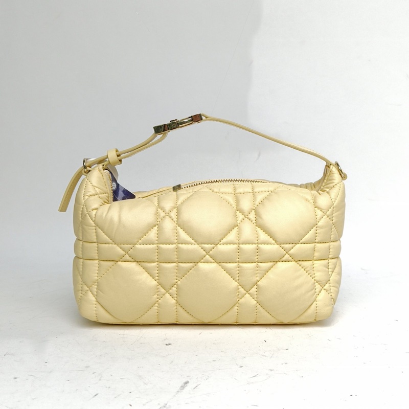 DIOR DiortravelNomad飯盒包中號黃色牛皮金扣2022-2