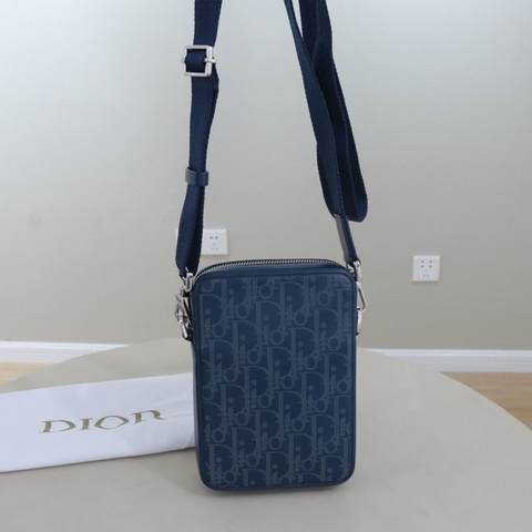 98新，迪奧 World Tour信使包，男女適用 尺寸12*17*4.5cm，配件防塵袋