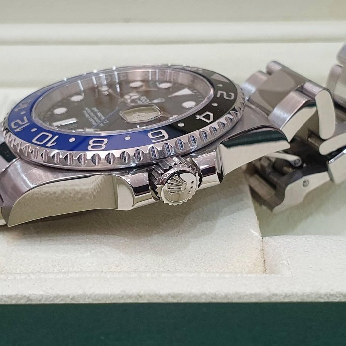 【大眾名錶】ROLEX 勞力士116710BLNR 2014/03全配件 停產搶手款 蝙蝠俠 黑藍陶瓷圈 GMT兩地時區 B1169-6