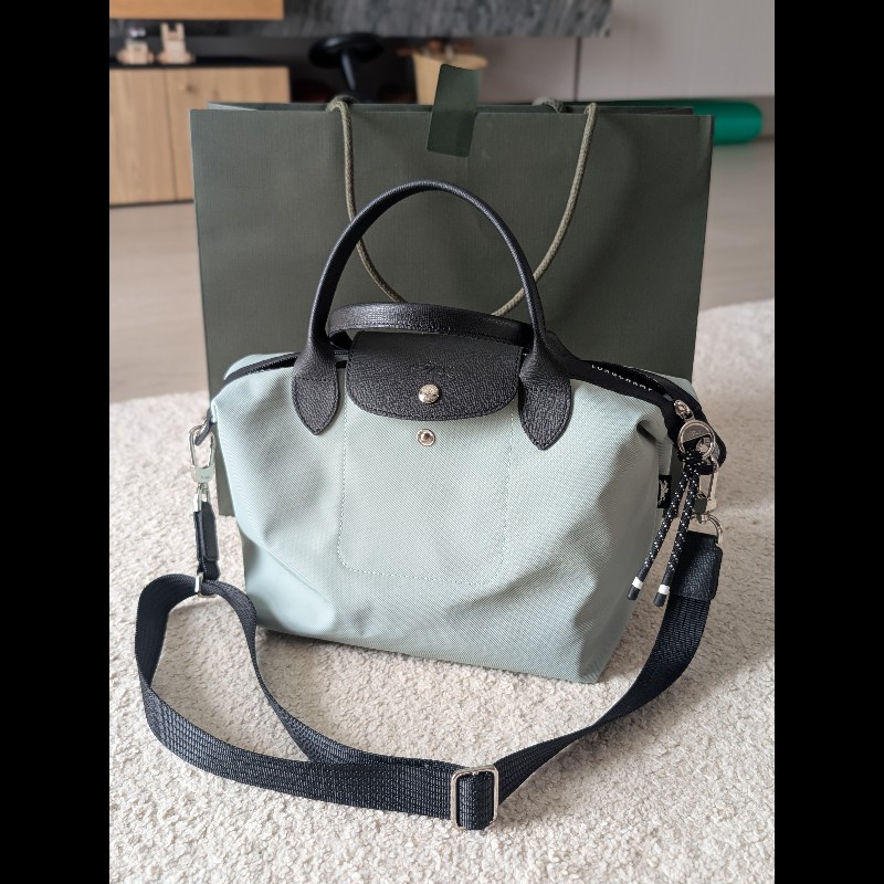 全新👜 Longchamp 小號手提斜背包（附背帶）-1