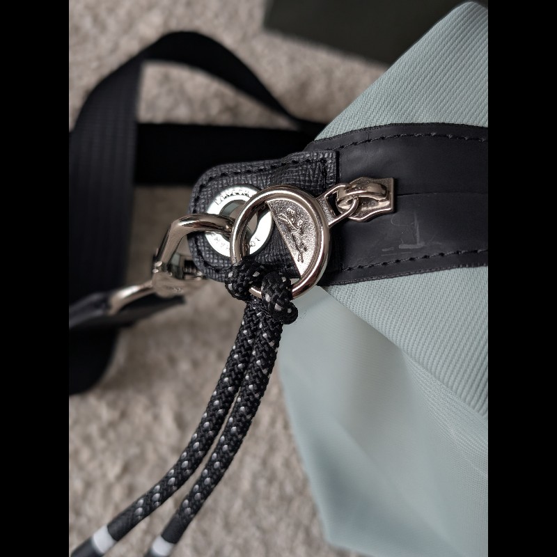 全新👜 Longchamp 小號手提斜背包（附背帶）-9