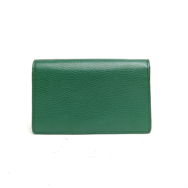 GUCCI Dionysus酒神超Mini翡翠綠牛皮鑽扣-2