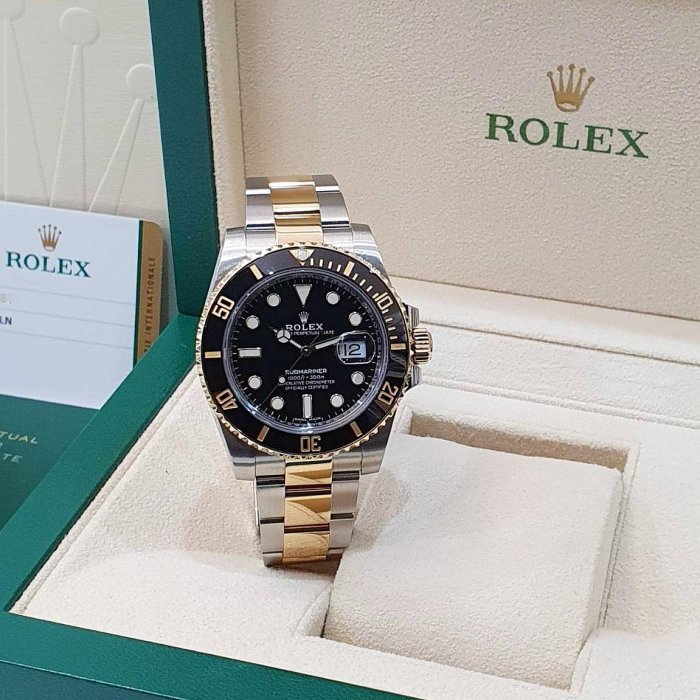 【大眾名錶】 Rolex 勞力士 116613LN Submariner 半金黑水鬼 2020/06 熱門停產款 錶徑40mm 自動上鍊 B1126-4