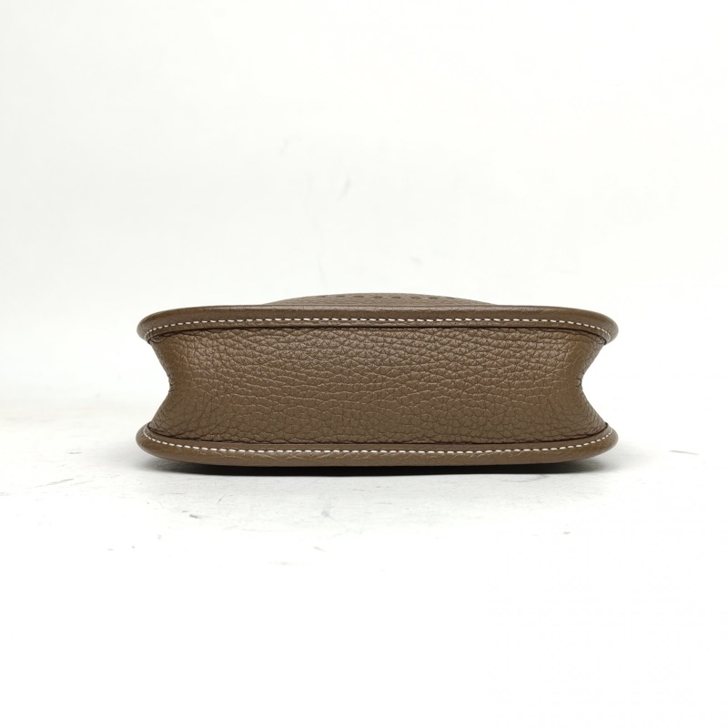 HERMES Evelynemini16大象灰TC皮U刻銀扣-3