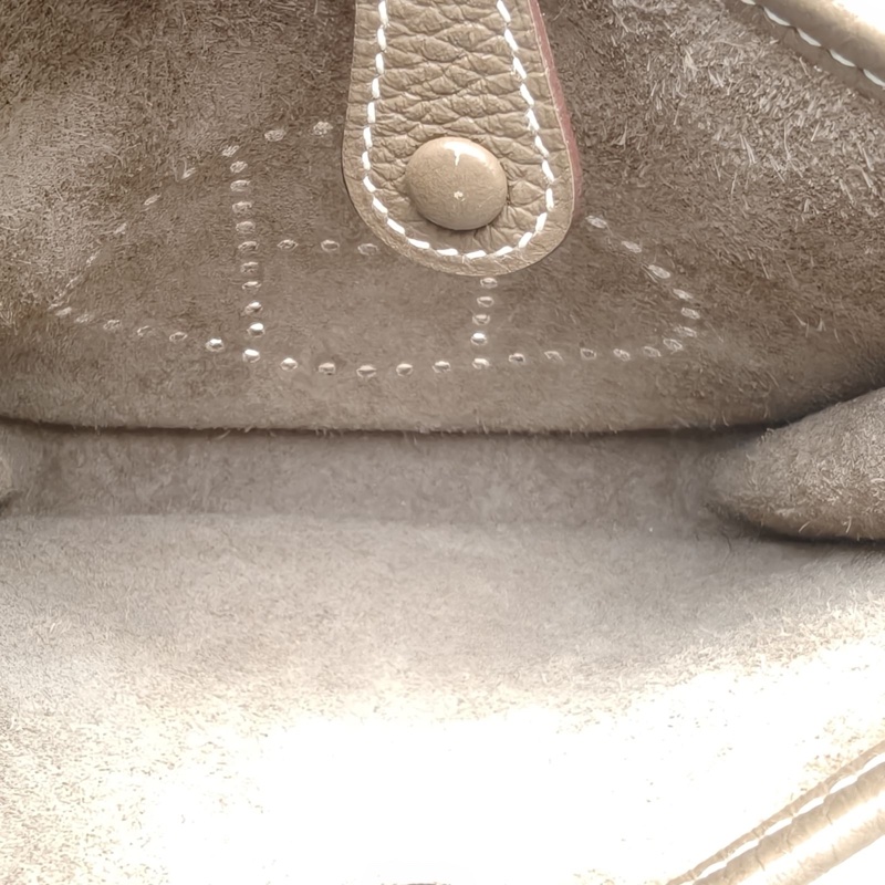 HERMES Evelynemini16大象灰TC皮U刻銀扣-4