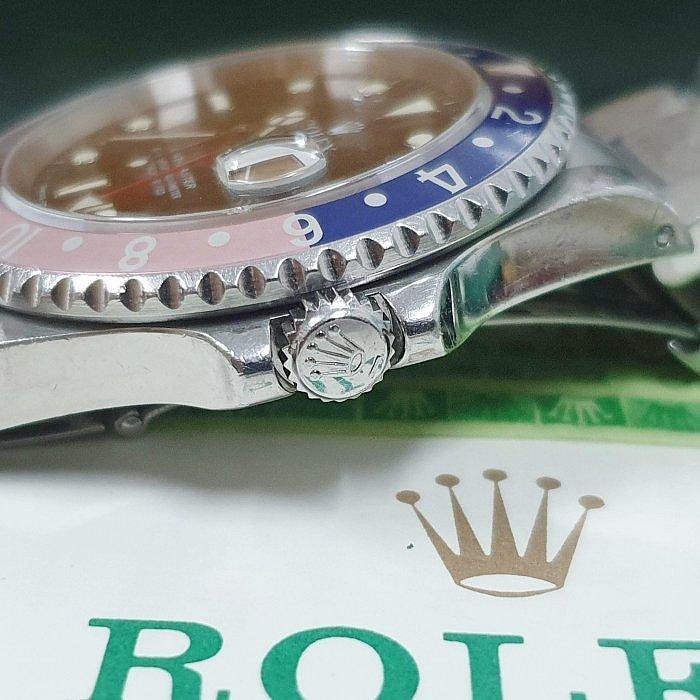 【大眾名錶】ROLEX 勞力士 16700 GMT 老勞大全套 原況未整理 褪色紅藍圈 T25面盤 台灣AD 大眾名錶B135-5