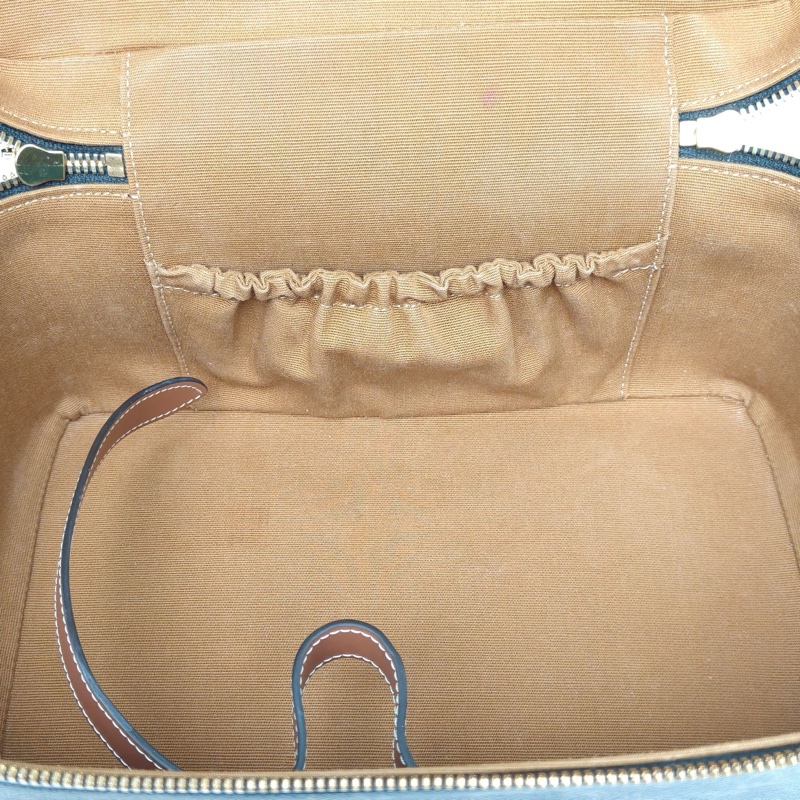 CELINE 老花PVC凱旋門鎖頭化妝包-4