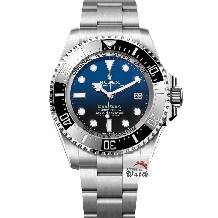 【大眾名錶】ROLEX 勞力士 136660DB Deepsea 2025/02全配件 最新款 漸層藍水鬼王 錶扣原廠膠膜 G217-0