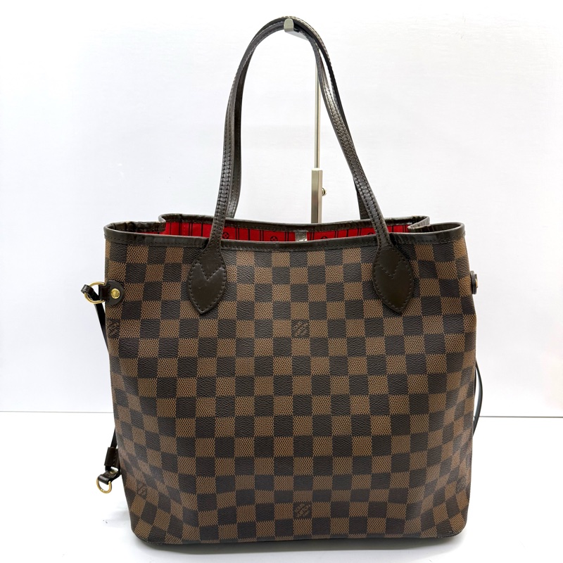 LOUIS VUITTON 路易威登  棋盤格NEVERFULL MM 肩背包 OLD VERSION N51105-0