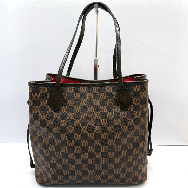 LOUIS VUITTON 路易威登  棋盤格NEVERFULL MM 肩背包 OLD VERSION N51105-1