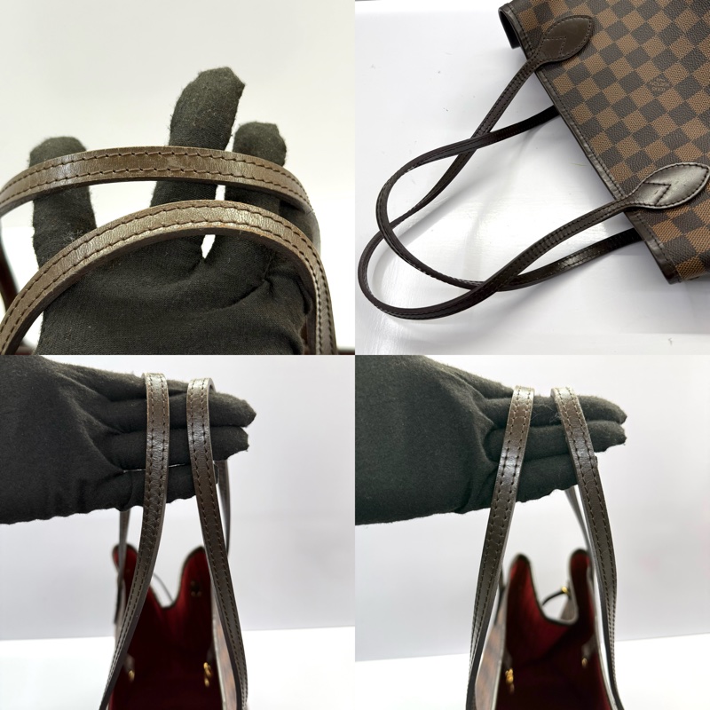 LOUIS VUITTON 路易威登  棋盤格NEVERFULL MM 肩背包 OLD VERSION N51105-4