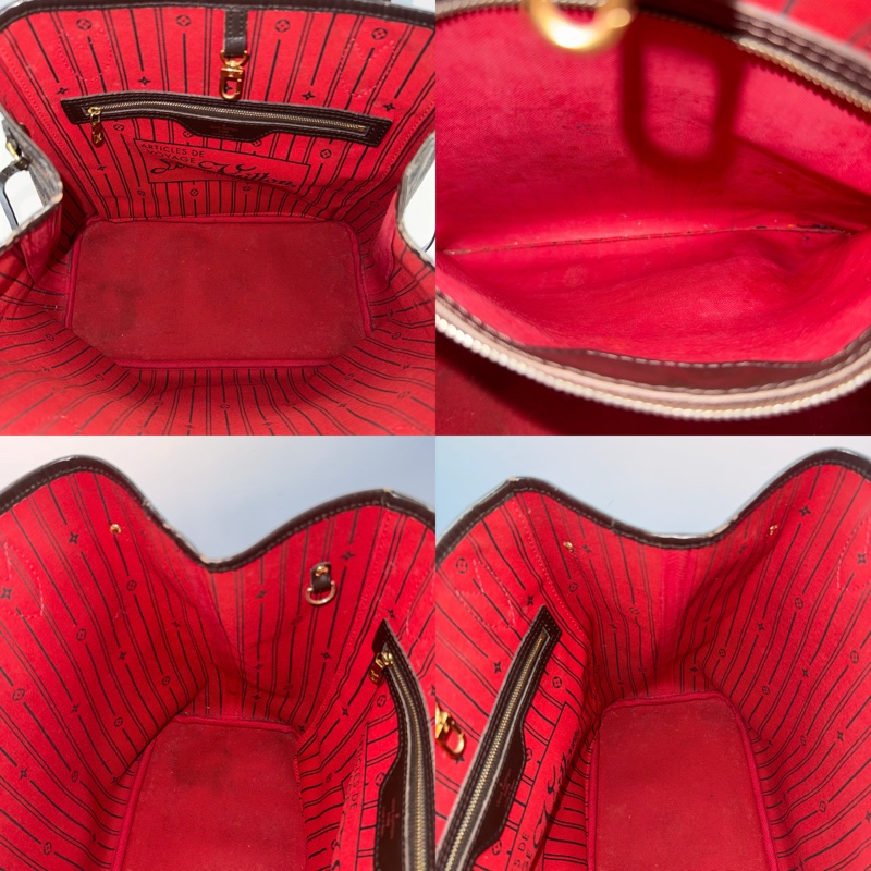 LOUIS VUITTON 路易威登  棋盤格NEVERFULL MM 肩背包 OLD VERSION N51105-5