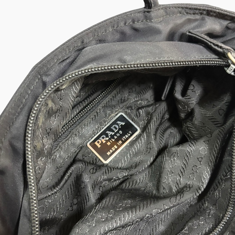 Prada 經典黑色尼龍托特包 Nylon tote bag 單肩包 手提包-16
