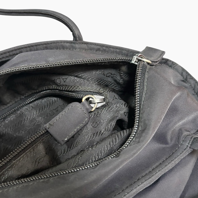 Prada 經典黑色尼龍托特包 Nylon tote bag 單肩包 手提包-17