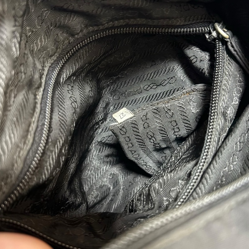 Prada 經典黑色尼龍托特包 Nylon tote bag 單肩包 手提包-19