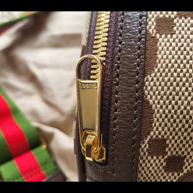 Gucci 古馳 巨型GG帆布圖案胸包 腰包 男款中號袋-5