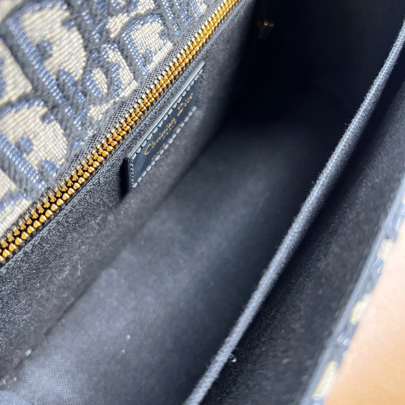 迪奧Dior  蒙田30中號藍色鏈條款-4