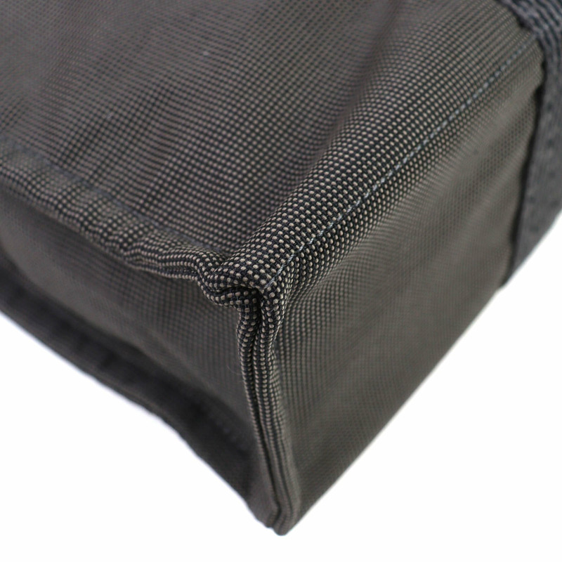 愛馬仕 Herline MM 帆布手提包/托特包,配銀色五金件、鑰匙和掛鎖、Sellier 紐帶,灰色,法國製造,女士款。-4