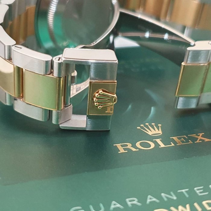 【大眾名錶】 ROLEX勞力士 126613LB Submariner 潛航者 新款 半金藍水鬼 2021/08綠卡 已貼膜 B1200-7