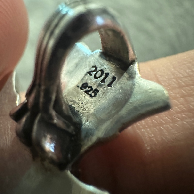 克羅心 Chrome hearts 中號 雙層十字 十字架 墜飾-3